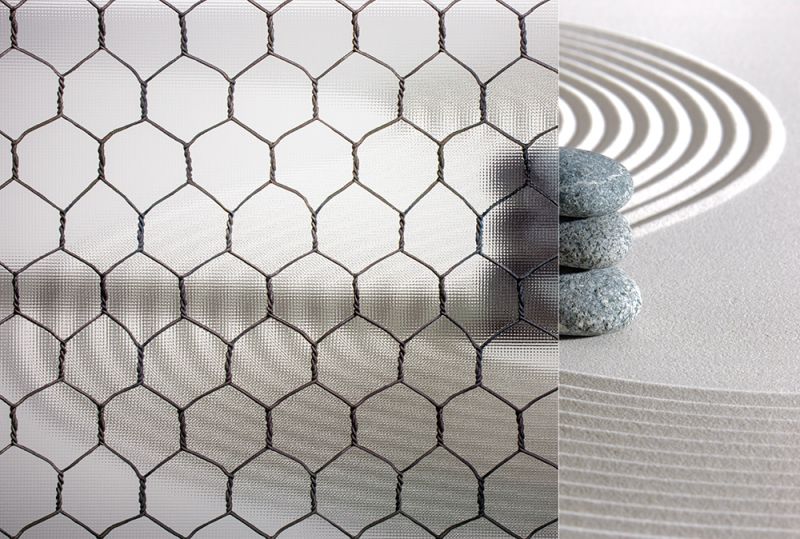 SimGlas SGC-6531-UG Frosted Chicken Wire — additional manufacturer product photo