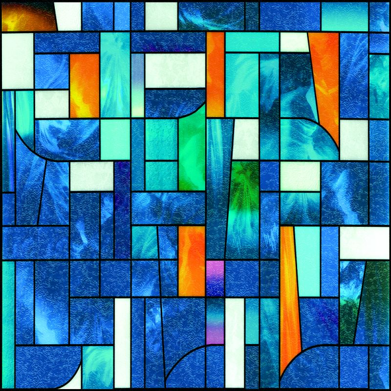 SOLYX SXEG-1027MTSF Abstract Stained Glass — additional manufacturer product photo