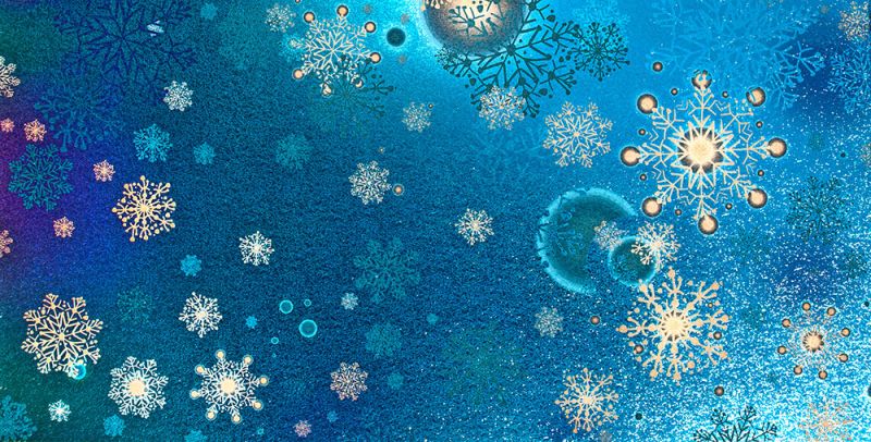 SOLYX SX-SC216 Blue White Snowflakes — additional manufacturer product photo