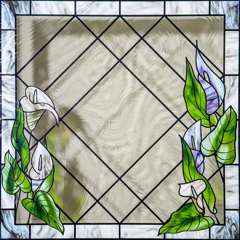 UltraGreen,SOLYX SXEG-3452-UG Calla Lily Stained Glass — additional manufacturer product photo