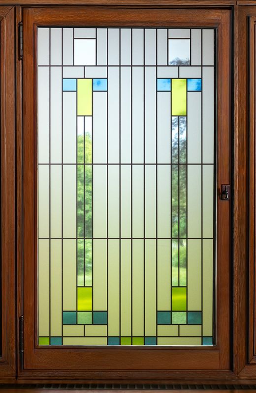 UltraGreen,SOLYX SXEG-3458-UG Midcentury Mosaic Stained Glass — additional manufacturer product photo